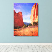 Colorado Garden of the Gods Red Cliffs Park Leinwanddruck (Insitu (Holzboden))