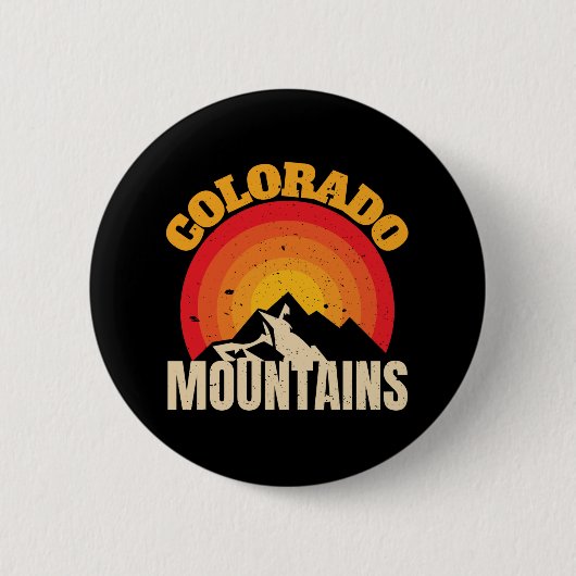 Colorado-Gebirge Button (Vorderseite)