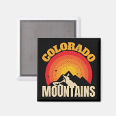 Colorado-Gebirge Magnet (Vorderseite/Rückseite)