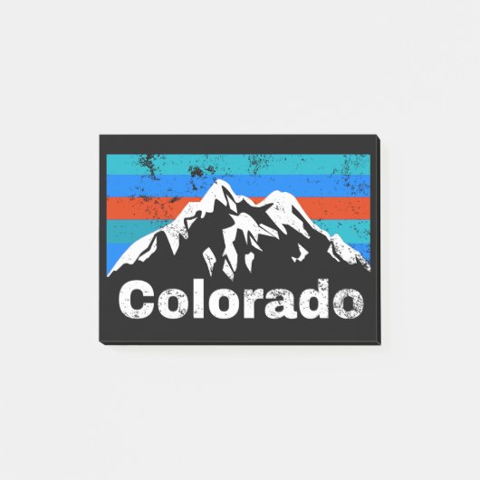 Colorado-Gebirge Post-it Klebezettel (Vorderseite)