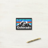 Colorado-Gebirge Post-it Klebezettel (Auf Schreibtisch)