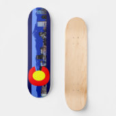 Colorado-Gebirgsflagge Skateboard (Vorderseite)