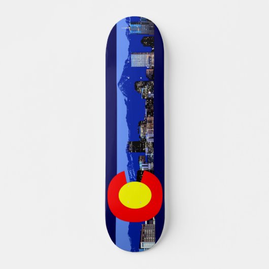 Colorado-Gebirgsflagge Skateboard (Vorne)