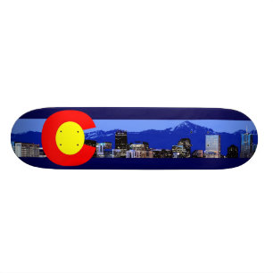 Colorado-Gebirgsflagge Skateboard