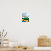 Colorado-Gebirgslandschaft-Wandkunst Poster (Küche)