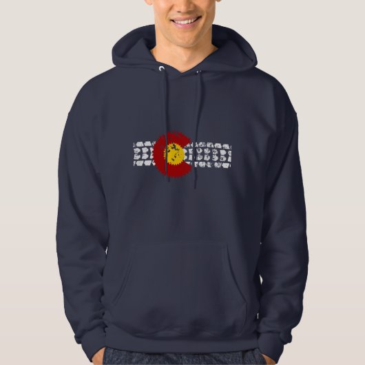 Colorado-Gebirgsradfahren Hoodie (Vorderseite)