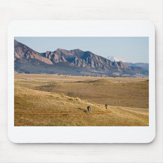 Colorado-Gebirgsradfahrender Spaß Mousepad (Vorne)