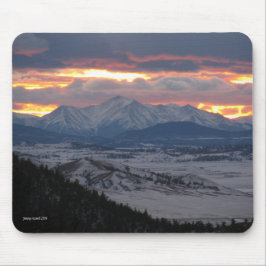 Colorado-Gebirgssonnenuntergang Mousepad