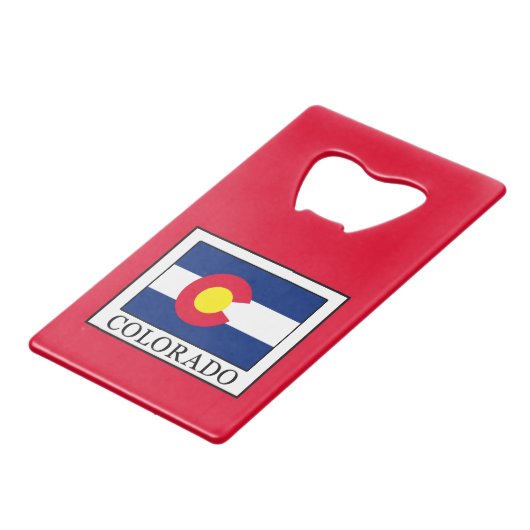 Colorado Geldbeutel Flaschenöffner (Vorderseite Schrägansicht)