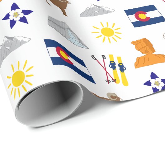 Colorado Geschenkpapier (Rolleneckpunkt)