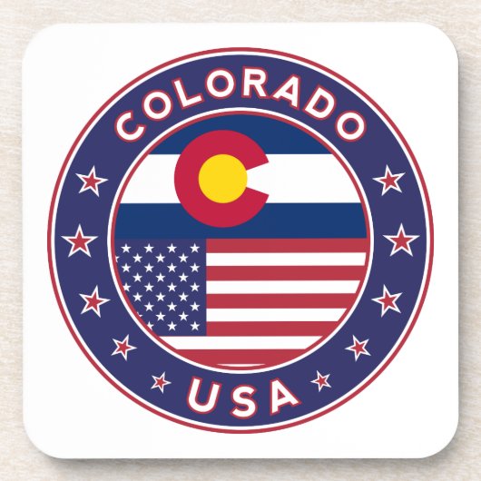 Colorado Getränkeuntersetzer (Vorderseite)