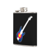 Colorado-Gitarre-Vinyl-Flasche Flachmann (Links)