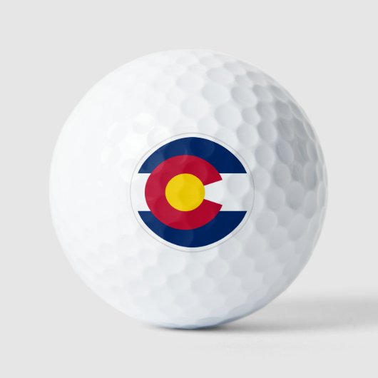 Colorado Golf Balls, Staatsflagge / Patrioten Golfball (Vorderseite)