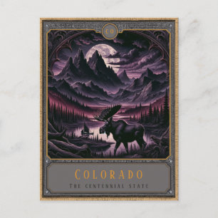 Colorado Gothic Art Postkarte