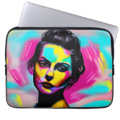 Colorado Graffiti Art | Beautiful Fierce Frau Laptopschutzhülle (Vorderseite)