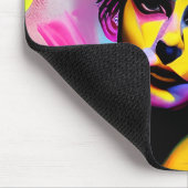 Colorado Graffiti Art | Beautiful Fierce Frau Mousepad (Ecke)