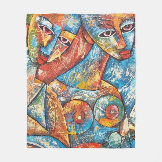 Colorado Graffiti Art Fleecedecke (Vorderseite)