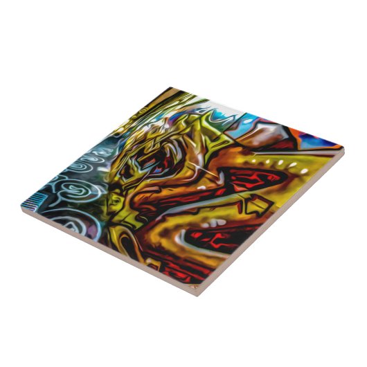 Colorado Graffiti Art Fliese (Seite)