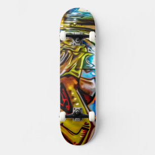 Colorado Graffiti Art Skateboard
