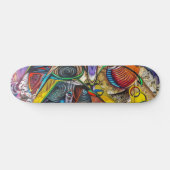 Colorado Graffiti Art Skateboard (Horizontal)