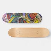 Colorado Graffiti Art Skateboard (Horizontal)