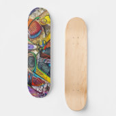 Colorado Graffiti Art Skateboard (Vorderseite)