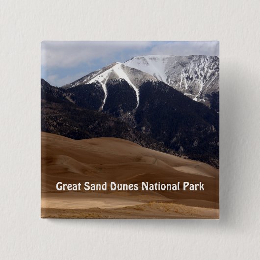 Colorado Great Sand Dunes Nationalpark Souvenir Button (Vorderseite)