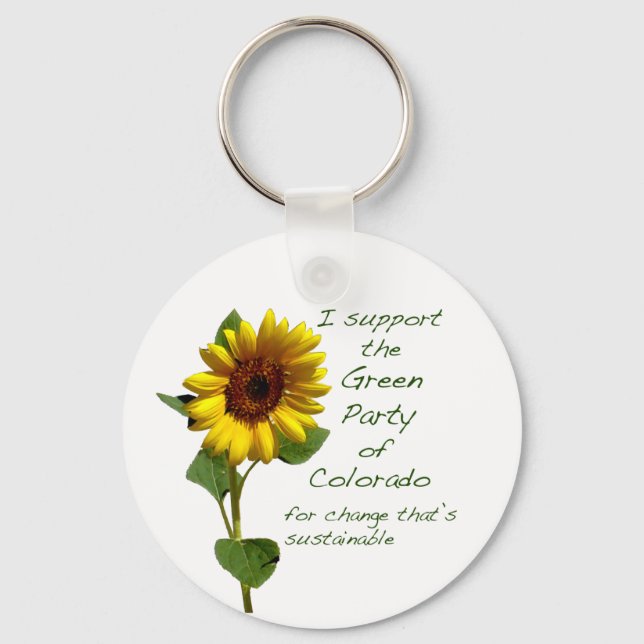 Colorado Green Party Schlüsselanhänger (Front)
