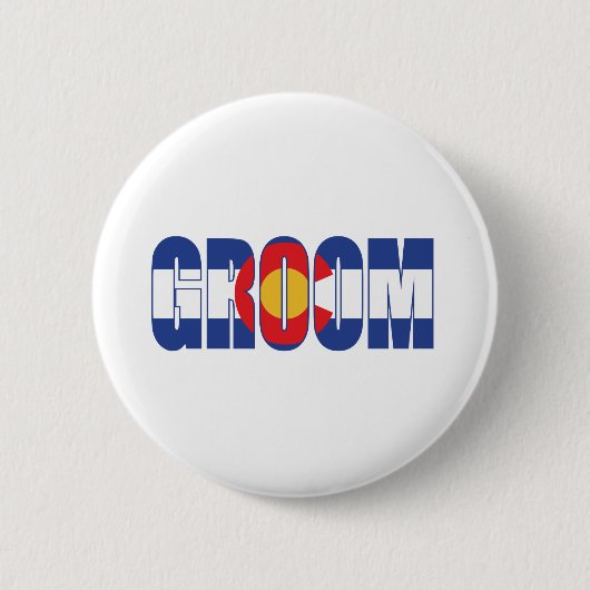 Colorado-Groom Button (Vorderseite)