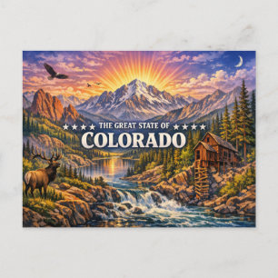 Colorado Grüße Postkarte
