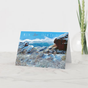 Colorado Grußkarte Feiertagskarte