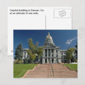 Colorado-Hauptstadt Postkarte (Vorne/Hinten)