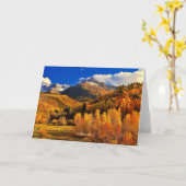 Colorado Herbst Karte (Gelbe Blume)