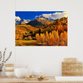 Colorado Herbst Poster (Küche)