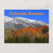 Colorado Herbst Postkarte (Vorderseite)