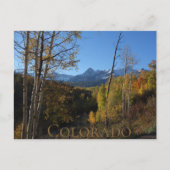 Colorado Herbst Postkarte (Vorderseite)