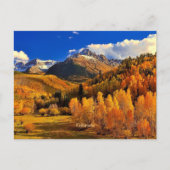 Colorado Herbst Postkarte (Vorderseite)