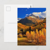 Colorado Herbst Postkarte (Vorne/Hinten)