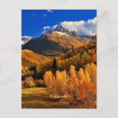 Colorado Herbst Postkarte (Vorderseite)