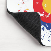 Colorado-Herz-Paint-Spritzer Mousepad (Ecke)