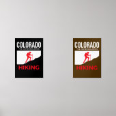 Colorado Hiking – The Centennial State Adventure Bilderwand Sets (Vorderseite)