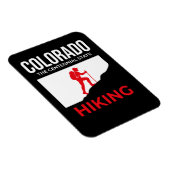 Colorado Hiking – The Centennial State USA Magnet (Rechte Seite)