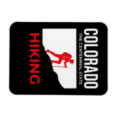 Colorado Hiking – The Centennial State USA Magnet (Horizontal)
