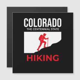 Colorado Hiking – The Centennial State USA Magnetkarte