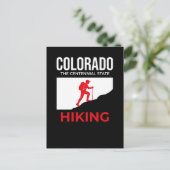 Colorado Hiking – The Centennial State USA Postkarte (Stehend Vorderseite)