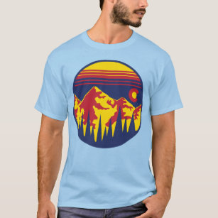 Colorado-Himmel-kurzer Ärmel T-Shirt