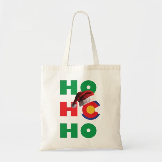 Colorado-HO-HO-HO-Santa-Hat Tragetasche (Vorne)