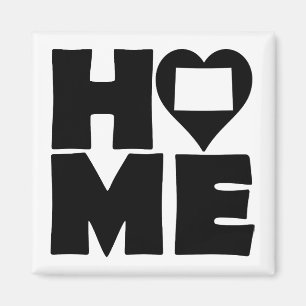 Colorado Home Heart State Kühlschrankmagnet