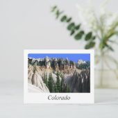 Colorado Hoodoos Postkarte (Stehend Vorderseite)