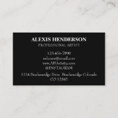 Colorado-Illustration Visitenkarte (Rückseite)